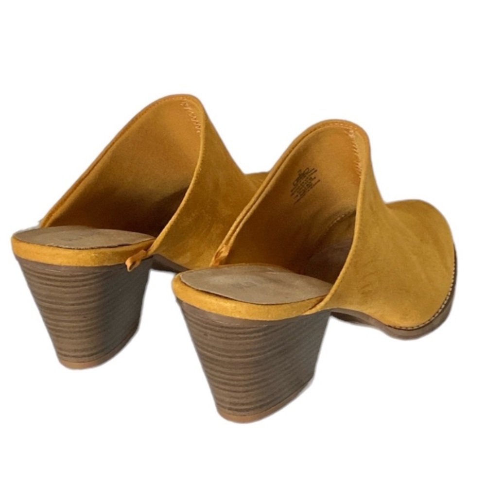 Old Navy Mustard Mules - Picture 3 of 6